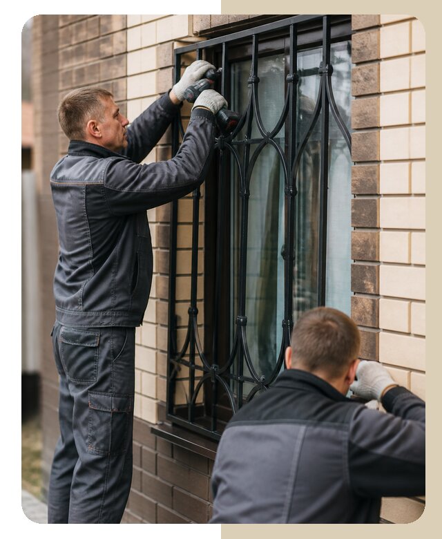 Установка решеток в дом в Раменском по цене от 3549 р. | ДвериЛегко-Рмн
